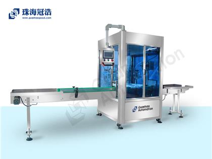 油墨自動(dòng)灌裝、壓塞、旋蓋一體機
